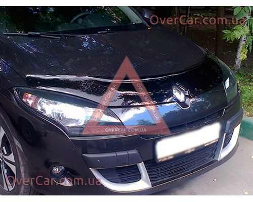 Мухобойка Renault Megane 2009-2015 (Vip Tuning)