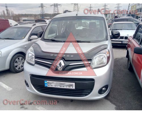 Мухобойка, дефлектор капота Renault Kangoo 2013- (Vip Tuning)