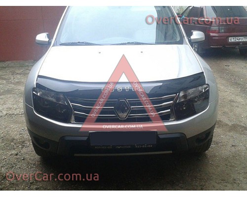 Мухобойка, дефлектор капота Renault Duster 2010-2018 (Vip Tuning)