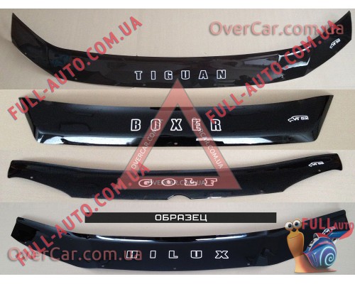 Мухобойка Renault Trafic 2014- Короткая (Vip Tuning)