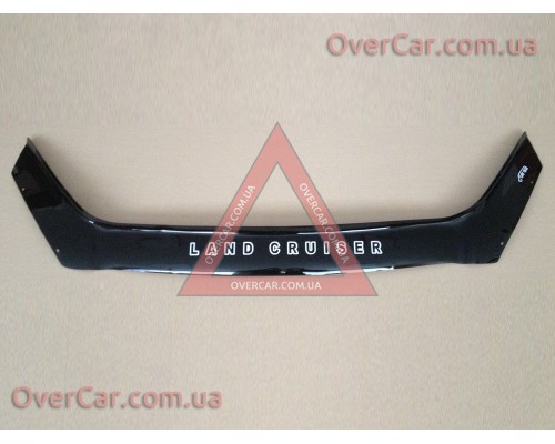 Мухобойка Toyota Land Cruiser Pradо 120 2003-2009 Без клыков (Vip Tuning)