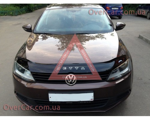 Мухобойка Volkswagen Jetta 6 2010- Америка, Европа (Vip Tuning)