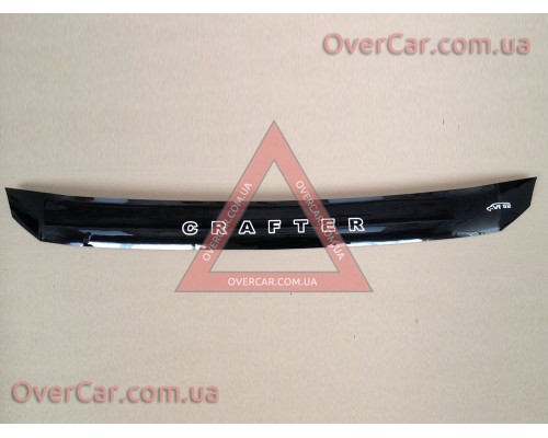 Мухобойка Volkswagen Crafter 2006-2016 Короткая (Vip Tuning)