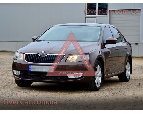 Реснички на фары Skoda Octavia A7 2013-2017