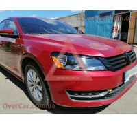 Реснички на фары Volkswagen Passat B7 2010-2015 Америка