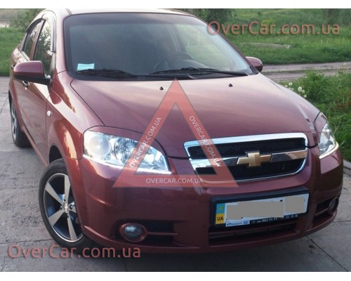 Реснички на фары Chevrolet Aveo T250