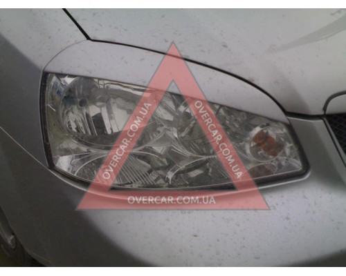 Реснички на фары Chevrolet Lacetti Узкие