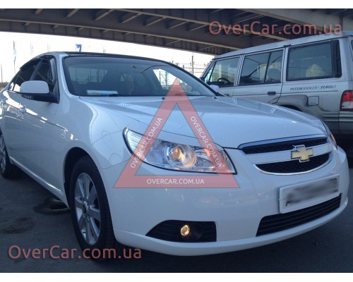 Реснички на фары Chevrolet Epica (стеклопластик, под покраску)