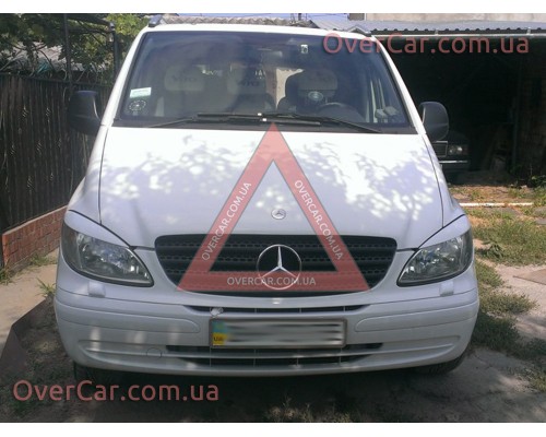 Реснички на фары Mercedes Vito, Viano 2003-2010