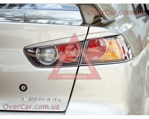 Реснички на фары Mitsubishi Lancer 10 Задние