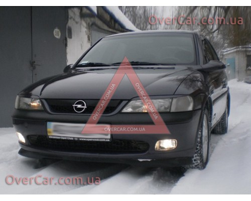 Реснички на фары Opel Vectra B (стеклопластик, под покраску)
