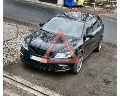 Реснички на фары Skoda Octavia A5 2009-2013