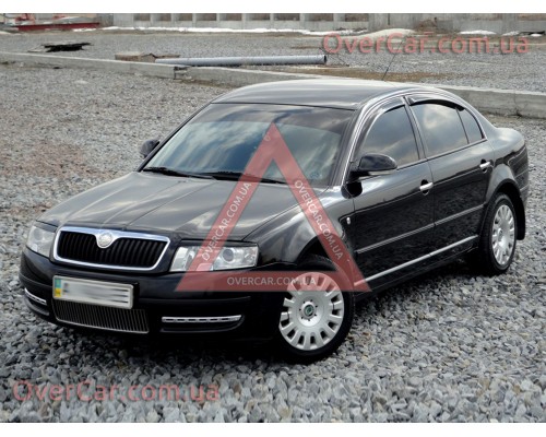 Реснички на фары Skoda Superb 2001-2008