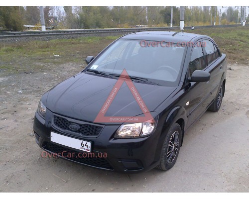 Реснички на фары Kia Rio 2005-2010