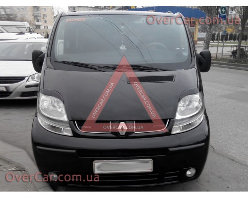 Реснички на фары Opel Vivaro, Renault Trafic, Nissan Primastar 01-14