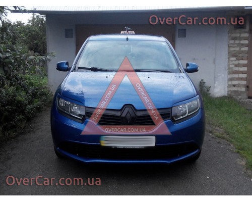 Реснички на фары Renault Logan 2013-