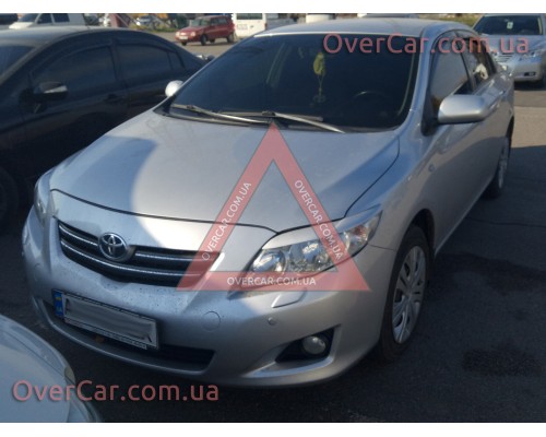 Реснички на фары Toyota Corolla 2007-2010 До рестайлинг
