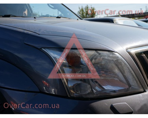 Реснички на фары Toyota Land Cruiser Prado 120 2003-2009