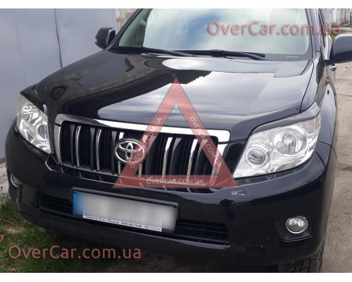 Реснички на фары Toyota Land Cruiser Prado 150 2009-2013 До рестайлинг