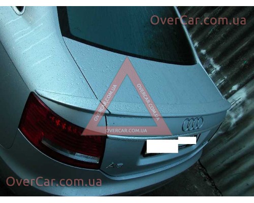 Спойлер Audi A6 C6 04-11 Лип (стеклопластик, под покраску)