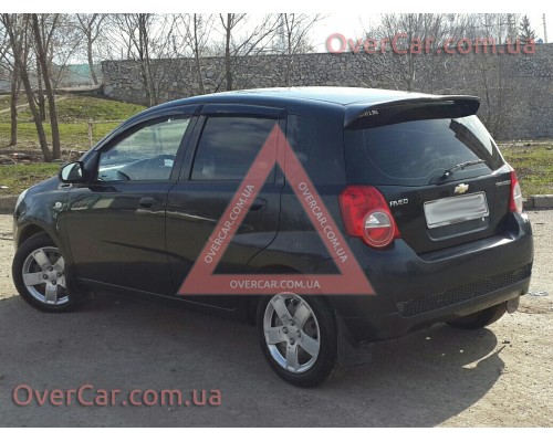 Спойлер Chevrolet Aveo T255 ДСТ Хэтчбек (стеклопластик, под покраску)