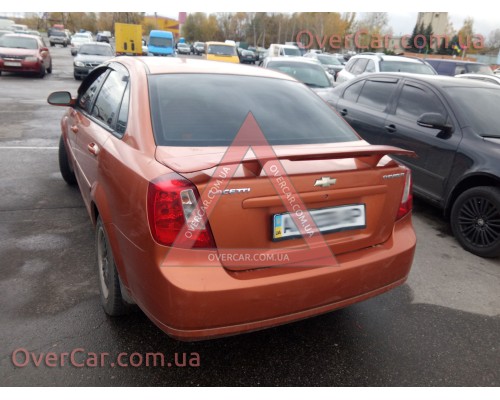 Спойлер Chevrolet Lacetti Дельфин (стеклопластик, под покраску)