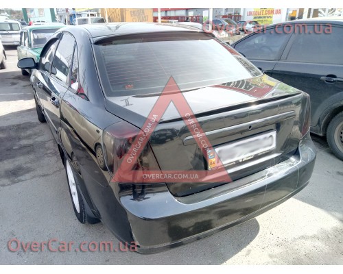 Спойлер Chevrolet Lacetti Лип низкий (стеклопластик, под покраску)