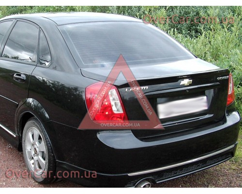 Спойлер Chevrolet Lacetti Лип (стеклопластик, под покраску)
