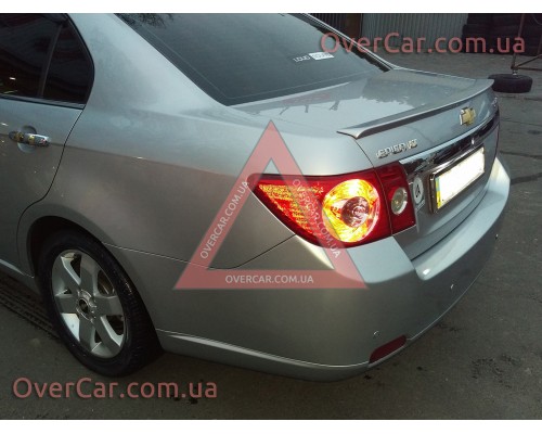 Спойлер Chevrolet Epica Лип (стеклопластик, под покраску)