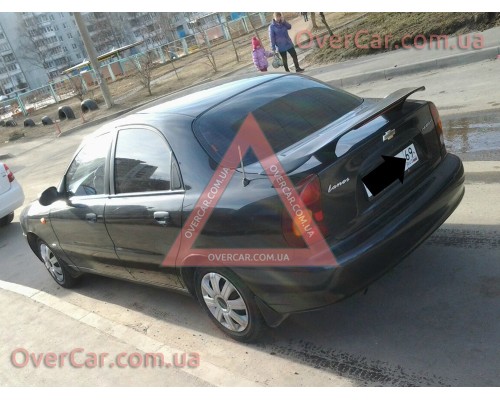 Спойлер Daewoo Lanos Дельфин (стеклопластик, под покраску)
