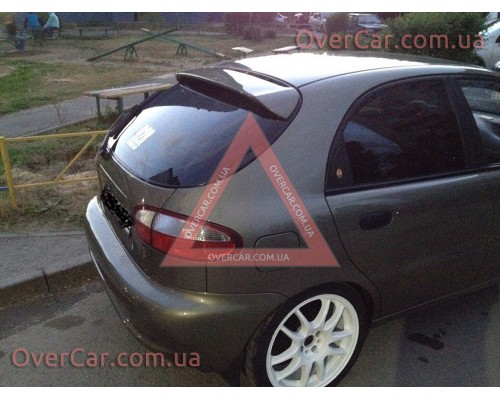 Спойлер Daewoo Lanos Спорт Хэтчбек (стеклопластик, под покраску)