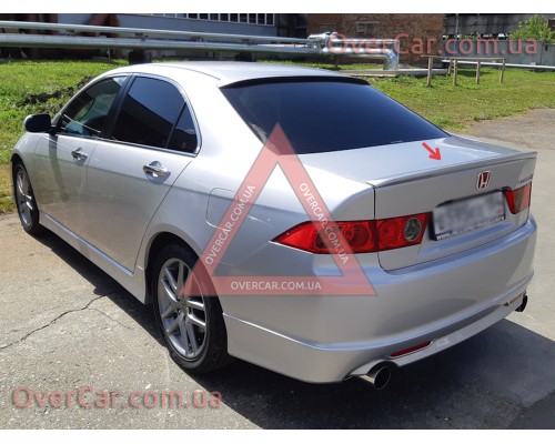 Спойлер Honda Accord 03-08 Лип Седан (стеклопластик, под покраску)