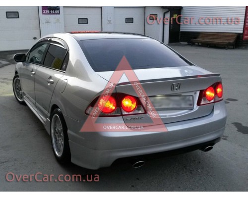 Спойлер Honda Civic 05-12 Лип Седан (стеклопластик, под покраску)