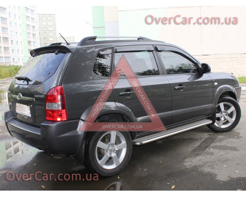 Спойлер Hyundai Tucson ДСТ 04-14 (стеклопластик, под покраску)