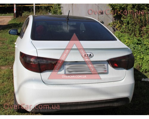 Спойлер Kia Rio 11-15 Лип Седан (стеклопластик, под покраску)