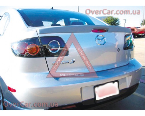 Спойлер Mazda 3 03-09 Лип Седан (стеклопластик, под покраску)