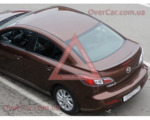 Спойлер Mazda 3 09-13 Лип Седан (стеклопластик, под покраску)