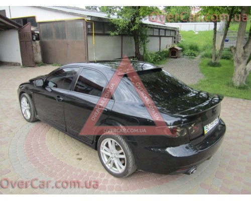 Спойлер Mazda 6 02-08 Лип Седан (стеклопластик, под покраску)