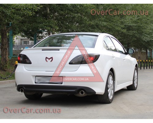 Спойлер Mazda 6 07-12 Лип Седан (стеклопластик, под покраску)