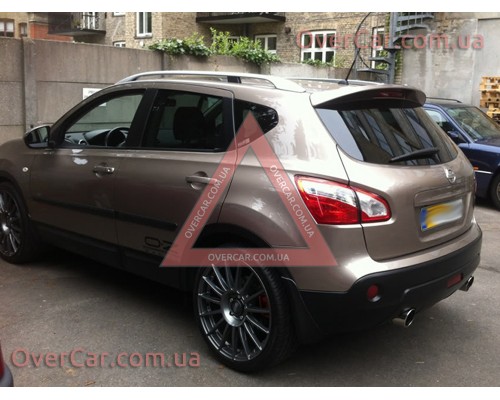 Спойлер Nissan Qashqai 06-14 ДСТ (стеклопластик, под покраску)