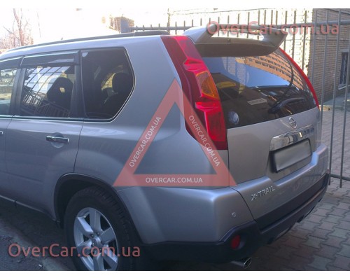 Спойлер Nissan X-Trail (T31) 07-14 ДСТ (стеклопластик, под покраску)