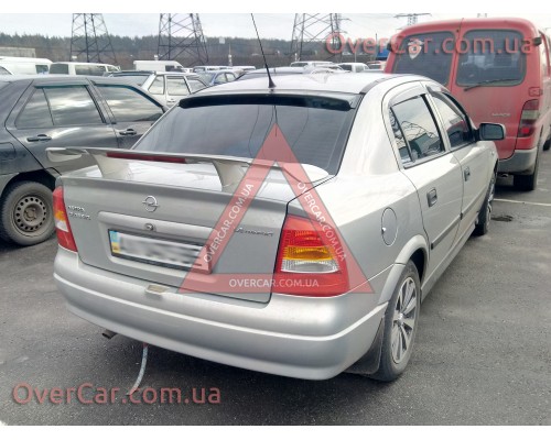 Спойлер Opel Astra G Пилот (стеклопластик, под покраску)