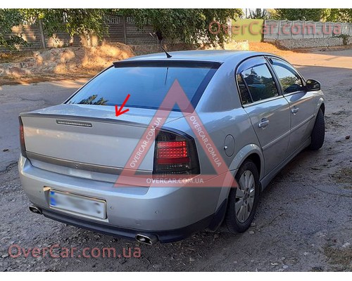 Спойлер Opel Vectra C Лип (стеклопластик, под покраску)