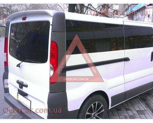 Спойлер Opel Vivaro 01-14 ДСТ (стеклопластик, под покраску)