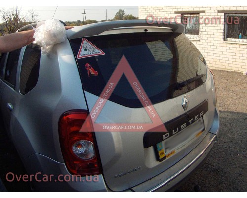 Спойлер Renault Duster 2010-2018 ДСТ (стеклопластик, под покраску)