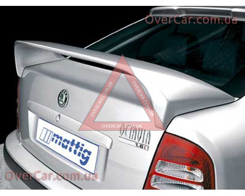 Спойлер Skoda Octavia Tour 97-09 Спорт (стеклопластик, под покраску)