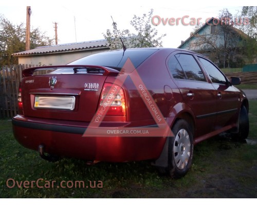 Спойлер Skoda Octavia Tour 97-09 RS (стеклопластик, под покраску)