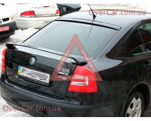 Спойлер Skoda Octavia A5 04-13 RS (стеклопластик, под покраску)