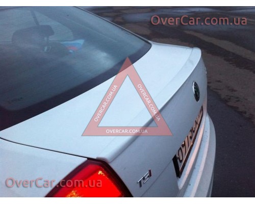 Спойлер Skoda Octavia A5 04-13 Лип (стеклопластик, под покраску)