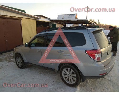 Спойлер Subaru Forester 08-12 ДСТ (стеклопластик, под покраску)
